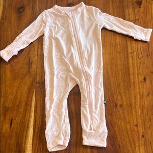 Sakura Pink Zippered Romper